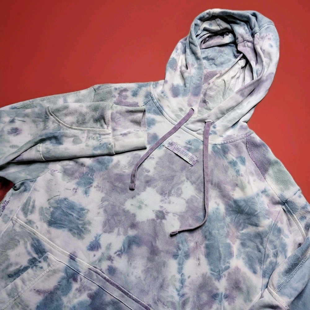 Nike Sportswear French Terry Pullover Hoodie DO6186 Tie Dye Sweater Mens Size M